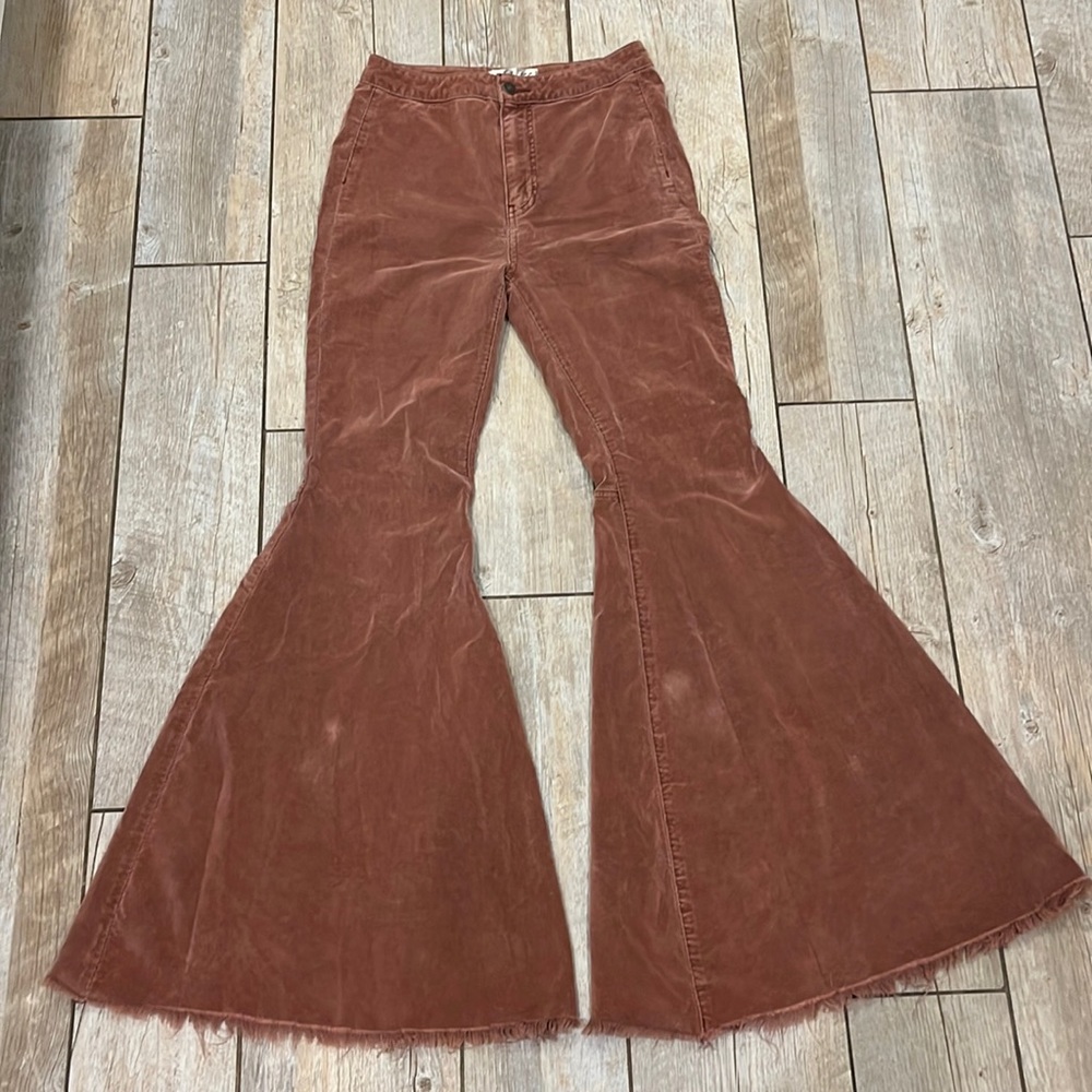 Free People Twenty Seven Bell Bottom Corduroy Pants 27